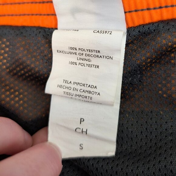 (2/$20) Nike Grey & Orange Swim Trunks - Picture 5 of 5